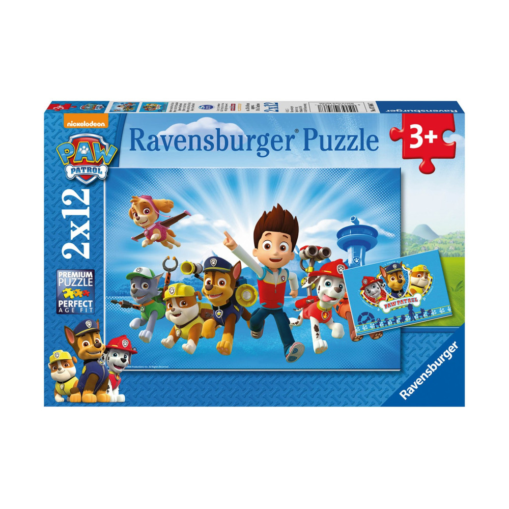 Ravensburger Puzzle: Paw Patrol (2x12pcs) (07586)