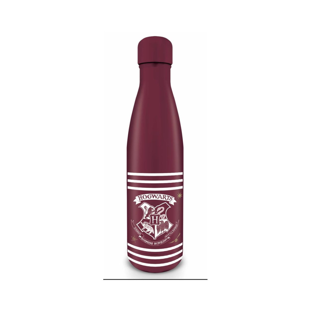 Pyramid Harry Potter - Crest  Stripes Metal Drinks Bottle (550ml) (MDB25453)
