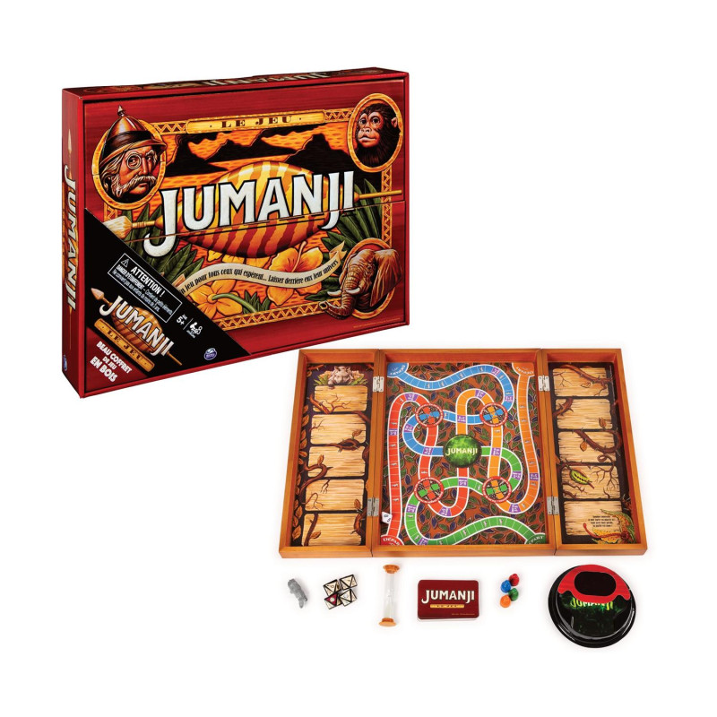 Spin Master - Jumanji Επιτραπέζιο σε Ξύλινη Συσκευασία (6059740)