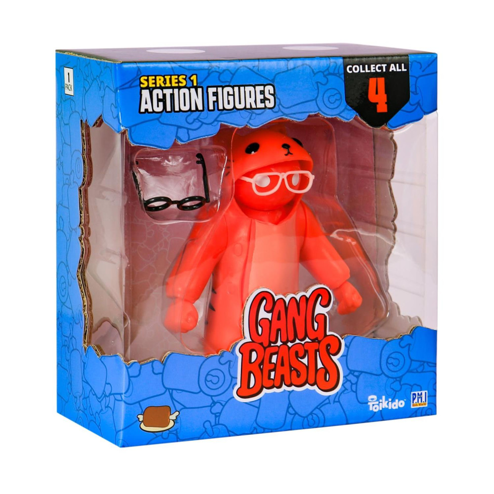 P.M.I. Gang Beasts Action Figures 11.5cm - 1 Pack (S1) (Random)  (GB6000)