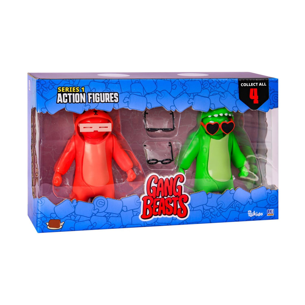 P.M.I. Gang Beasts Action Figures 11.5cm - 2 Pack (S1) (Random)  (GB6002)