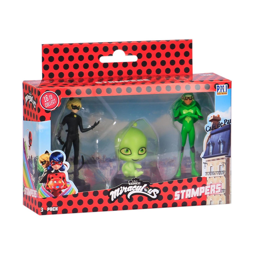 P.M.I. Miraculous Stampers - 3 Pack (S1) (Random) (MLB5021)
