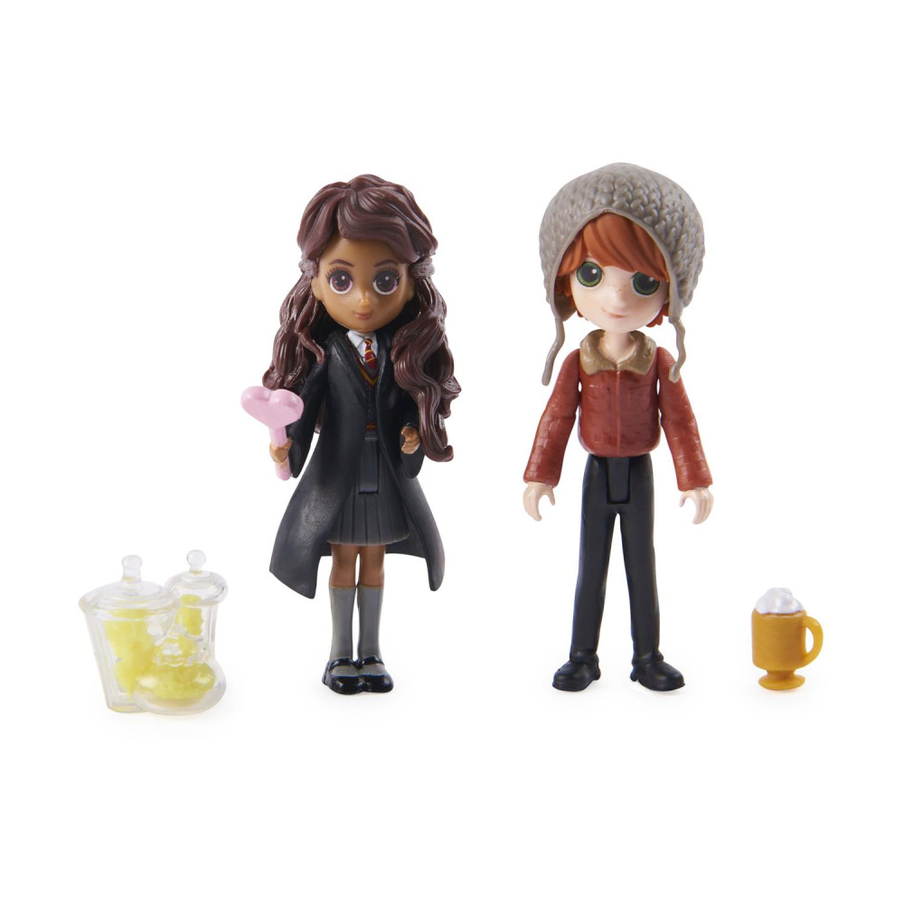 Spin Master Wizarding World Harry Potter: Ron  Parvati Set Magical Minis (6064902)