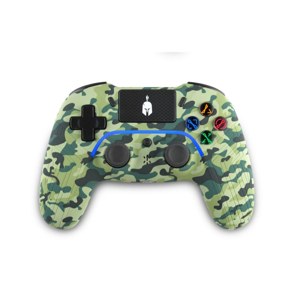 Spartan Gear - Aspis 4 Wired &amp; Wireless Controller (compatible with PC [wired] and playstation 4 [wireless]) (colour: Green Camo)