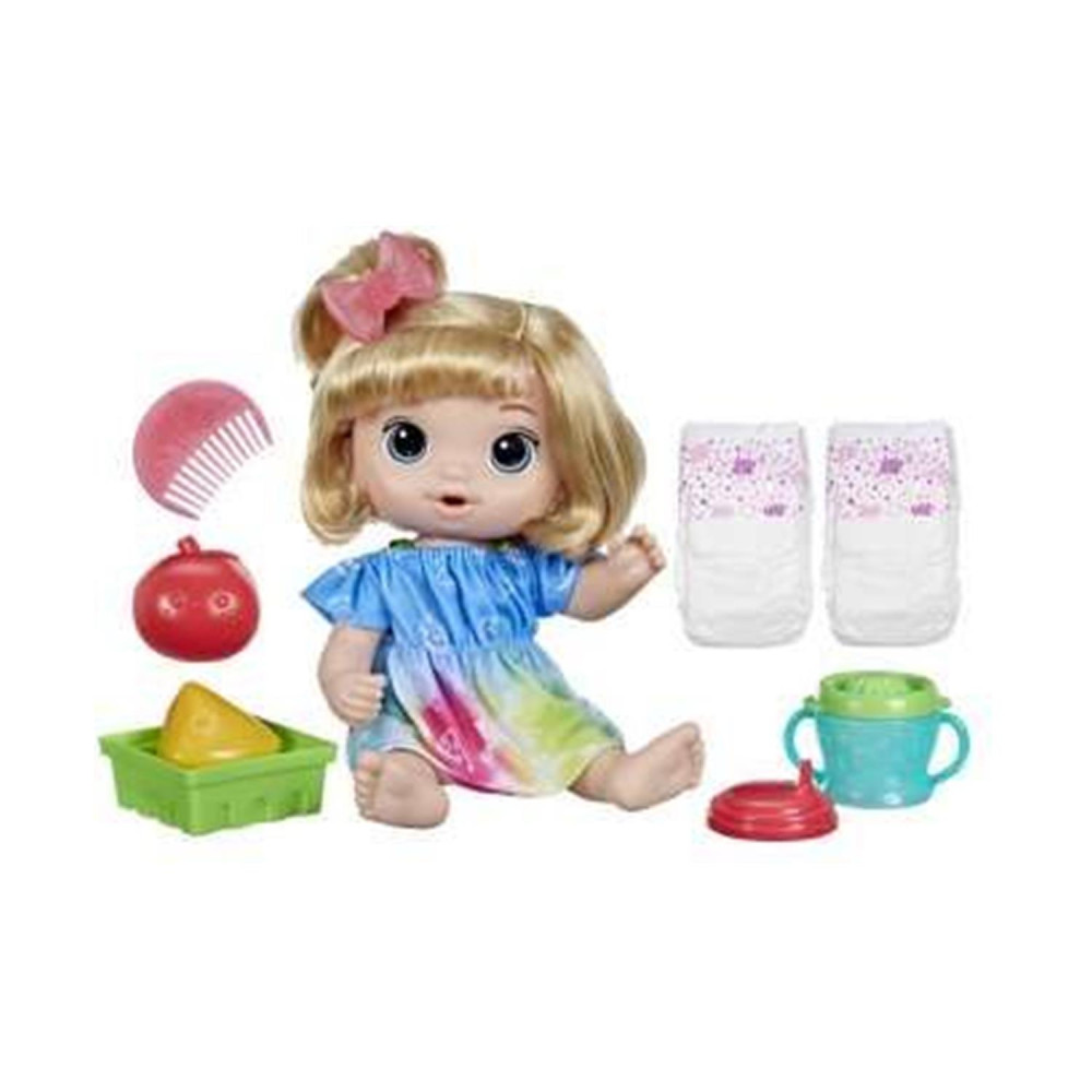 Hasbro Baby Alive: Fruity Sips Apple Blonde Hair Doll (F7356)