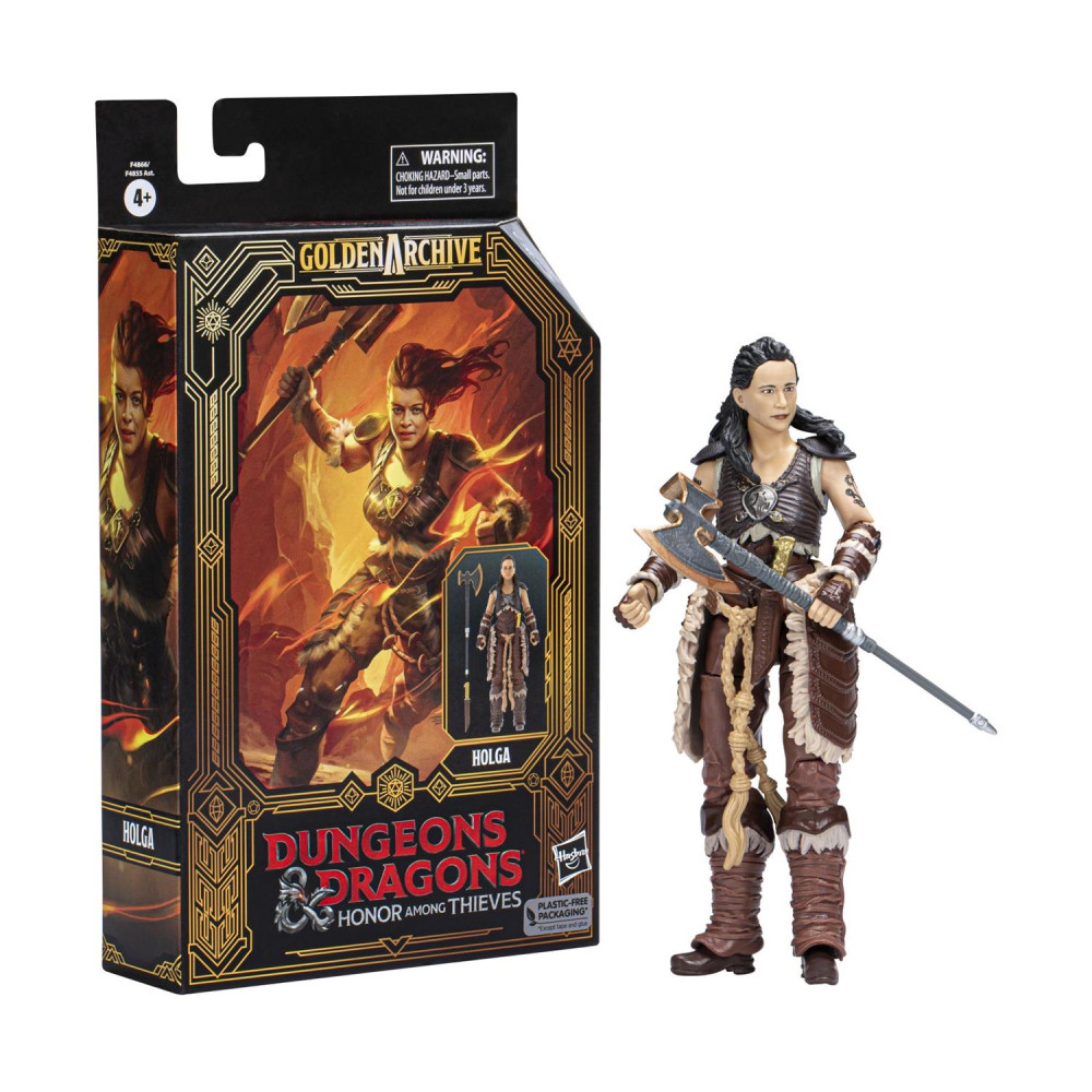 Hasbro Fans - Dungeons  Dragons Honor Among Thieves: Golden Archive Action Figure - Holga (F4866)