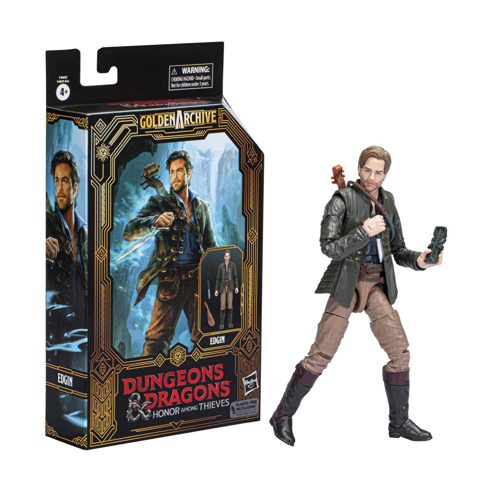 Hasbro Fans - Dungeons  Dragons Honor Among Thieves: Golden Archive Action Figure - Edgin (F4865)