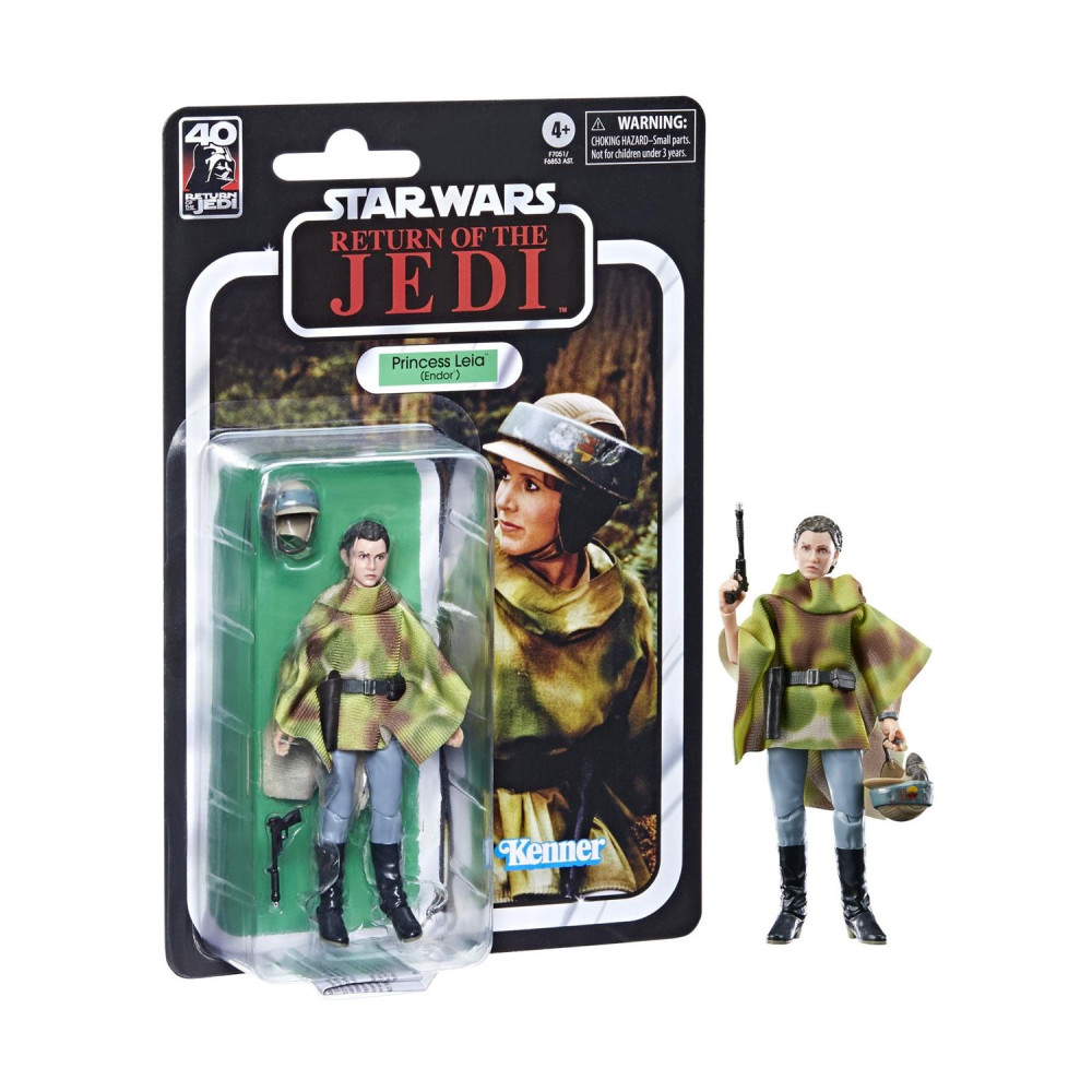 Hasbro Fans Disney: Star Wars The Black Series: Return of The Jedi 40th Anniversary - Princess Leia (Endor) (F7051)