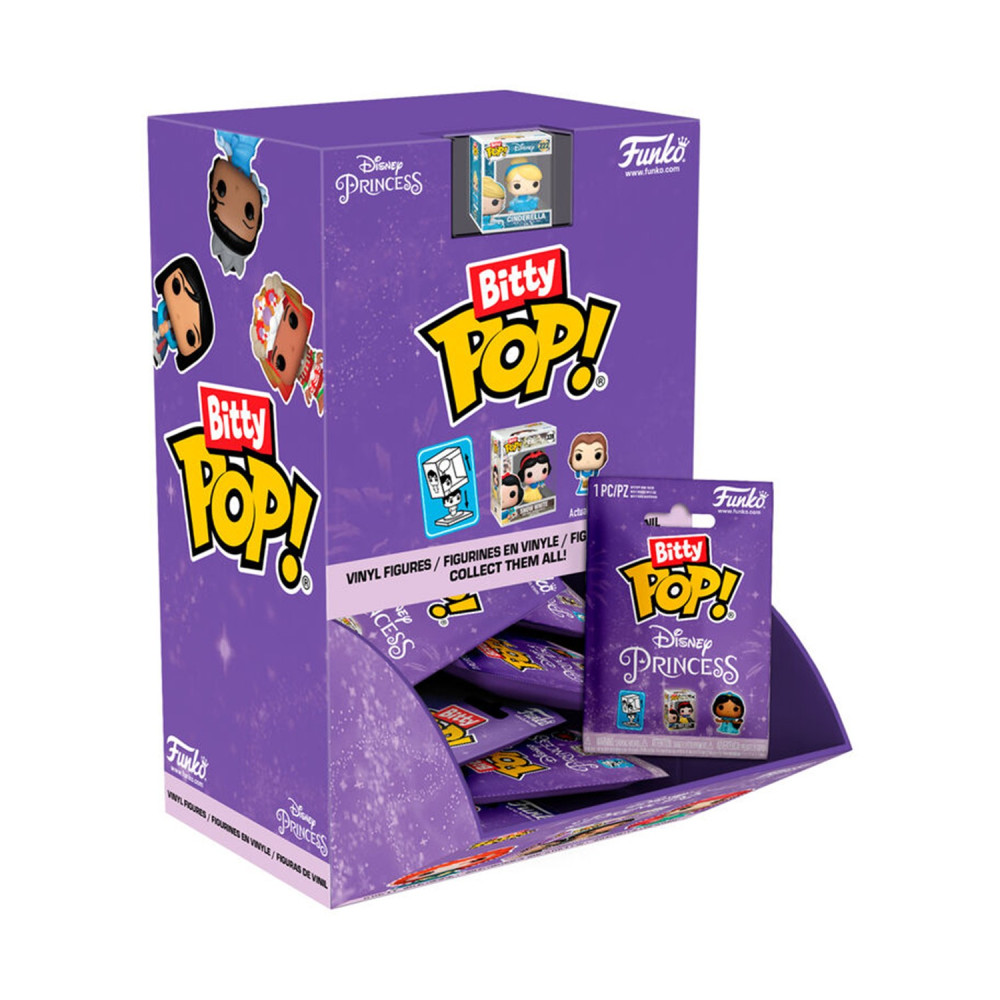 Funko Bitty Pop! Singles: Disney Princesses Mystery Mini Figures (36 Pcs PDQ) (Blind Bag/Random) Vinyl Figures