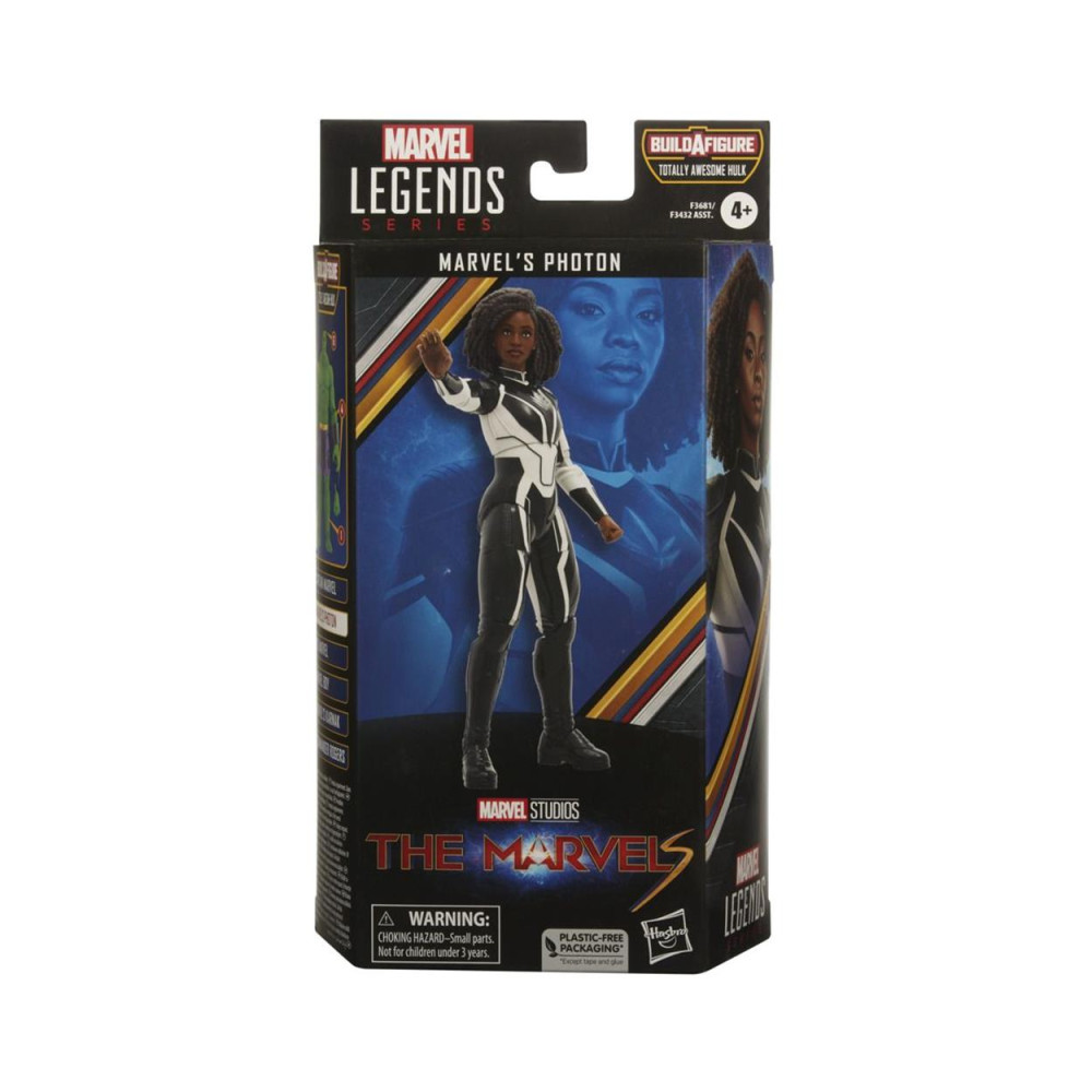 Hasbro Marvel Legends Series Build a Figure Totally Awesome Hulk: The Marvels - Marvels Photon Action Figure (15cm) (Excl.) (F3681)