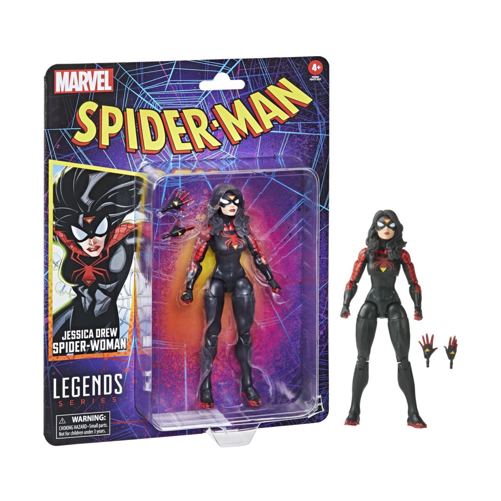 Hasbro Fans Marvel Legends Series: Spider-Man - Jessica Drew Spider-Woman Action Figure (15cm) (F6569)
