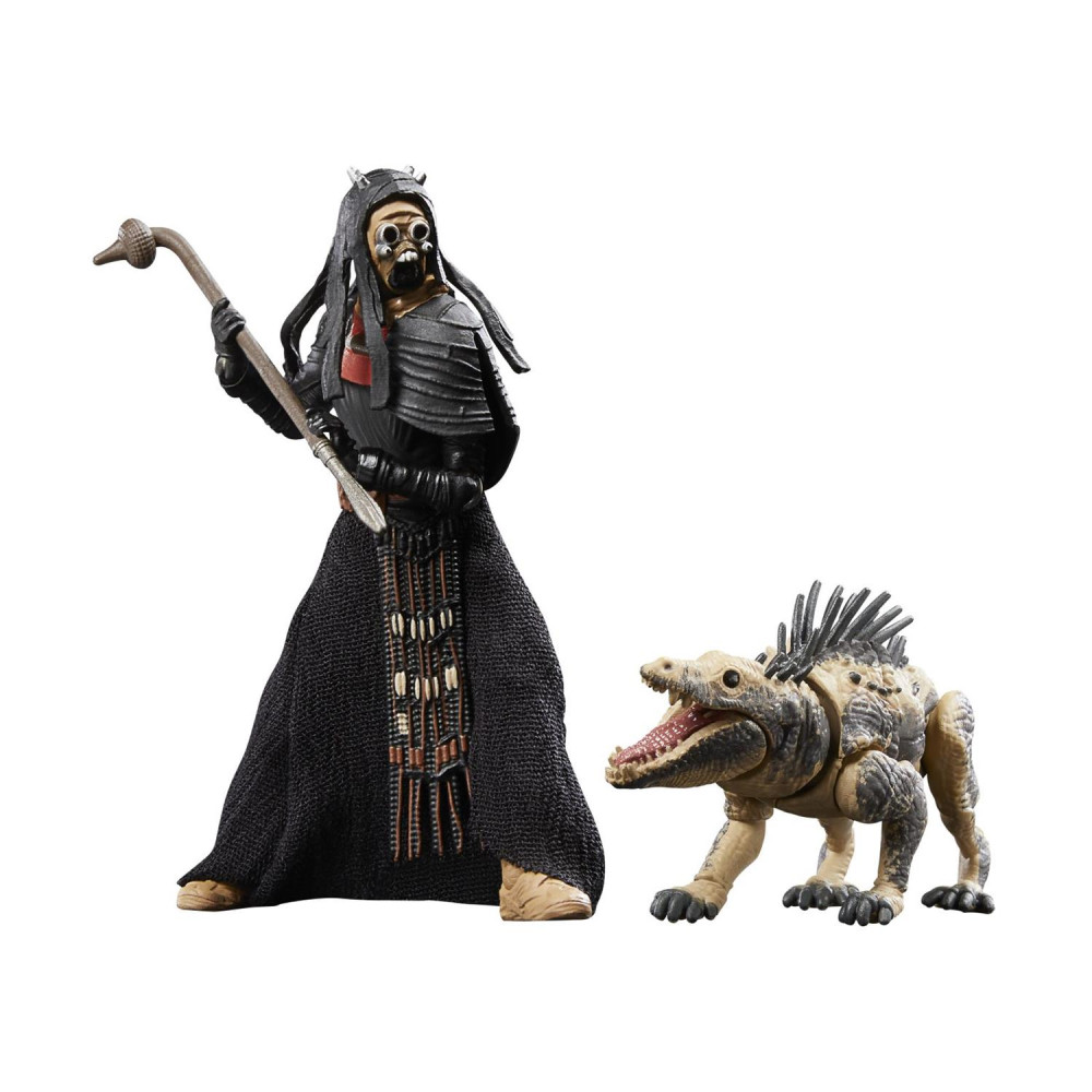 Hasbro Fans Disney Star Wars The Book of Boba Fett: The Vintage Collection - Tusken Warrior  Massiff Action Figures (10cm) (F6991)