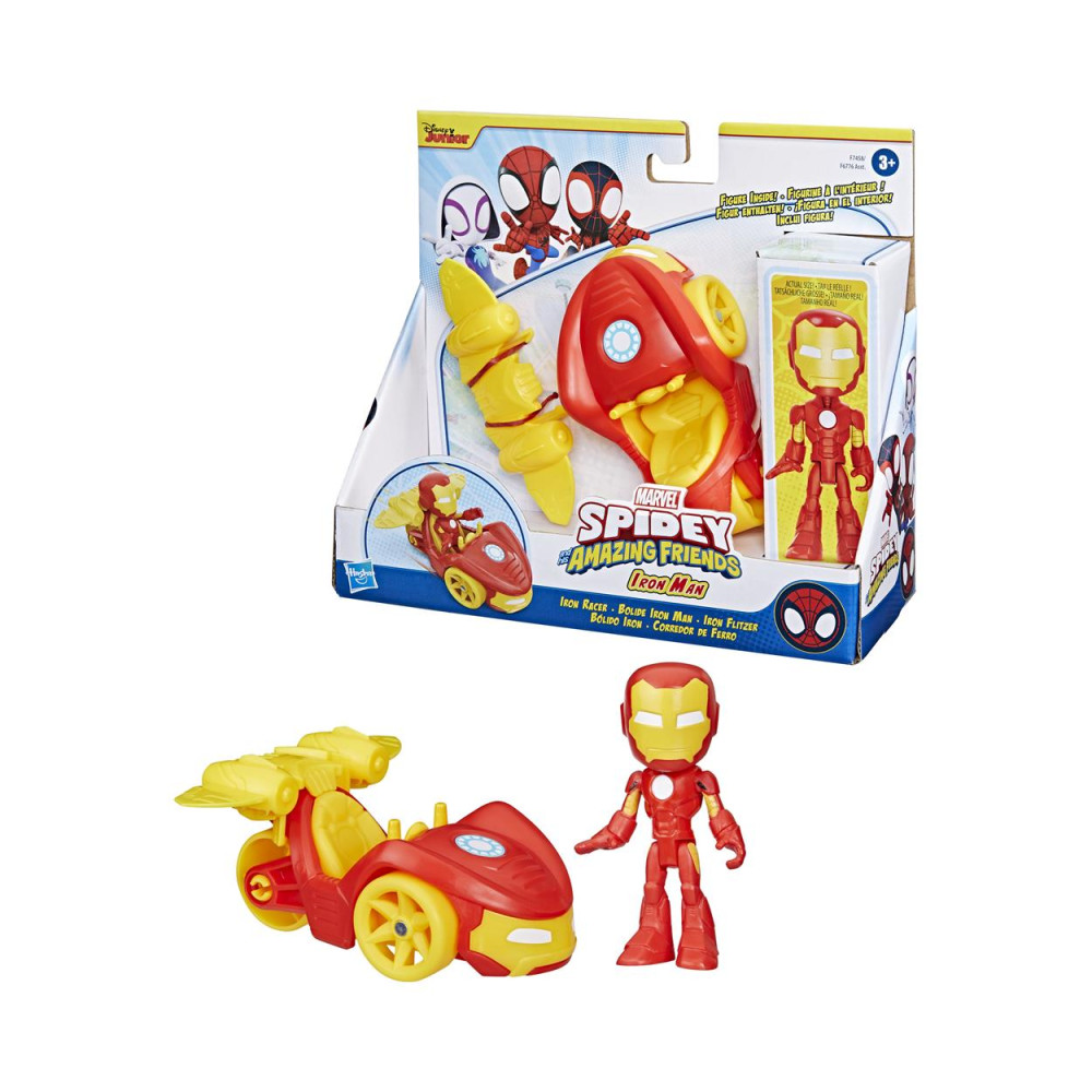 Hasbro Marvel: Spidey and his Amazing Friends - Iron Man  Iron Racer (F7458)