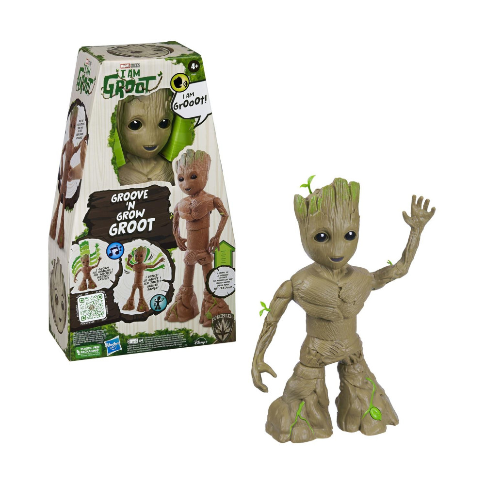 Hasbro Marvel: I am Groot - Groove N Grow Groot Action Figure (F8027)