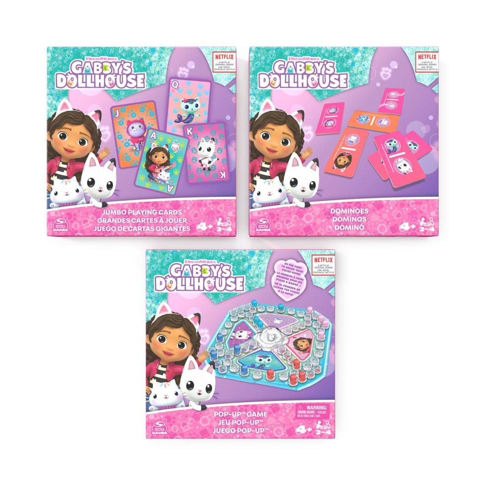 Spin Master Gabby's Dollhouse: 3Pack Games Bundle  (6066779)