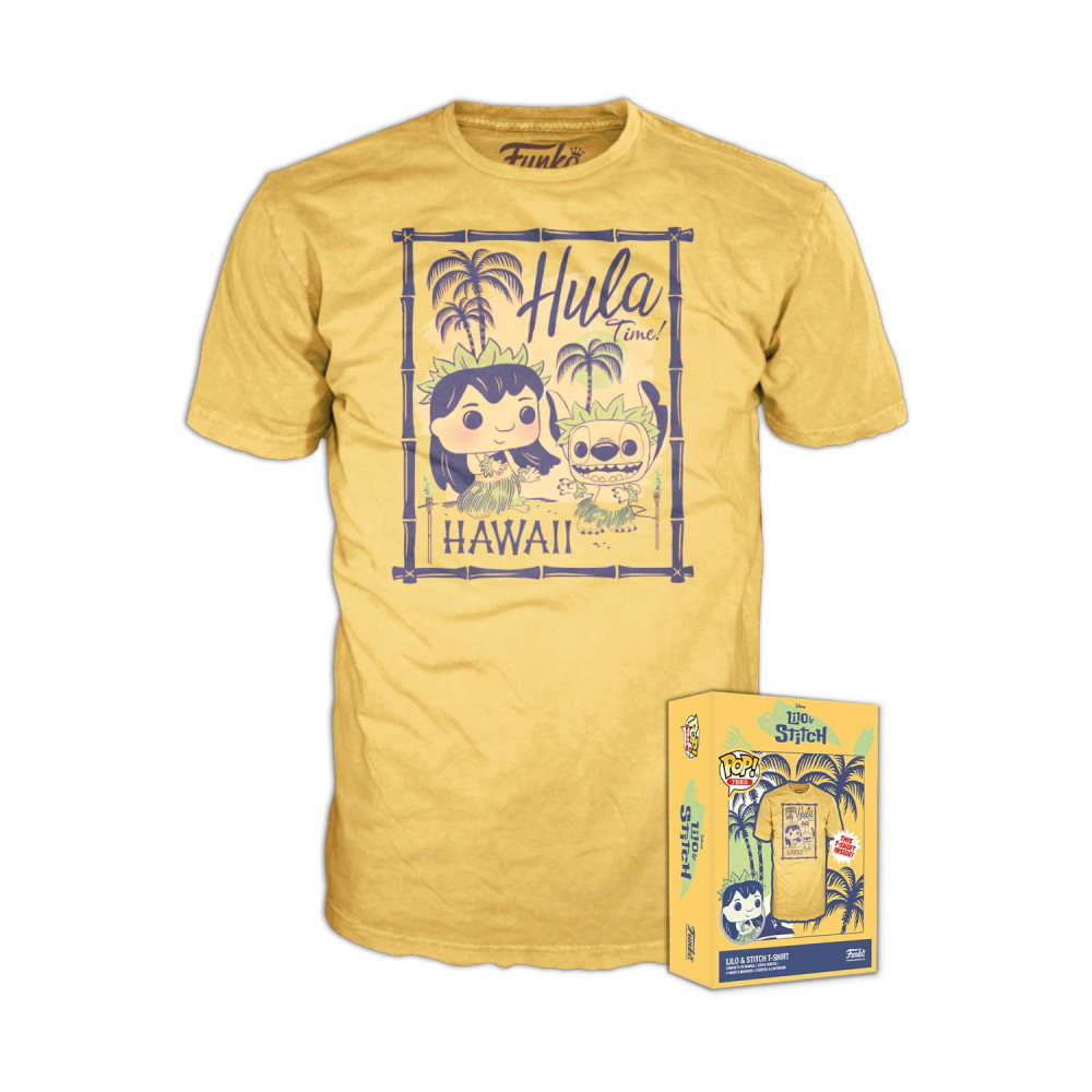 Funko Boxed Pop! Tees Disney: Lilo  Stitch - Hula T-Shirt (XL)