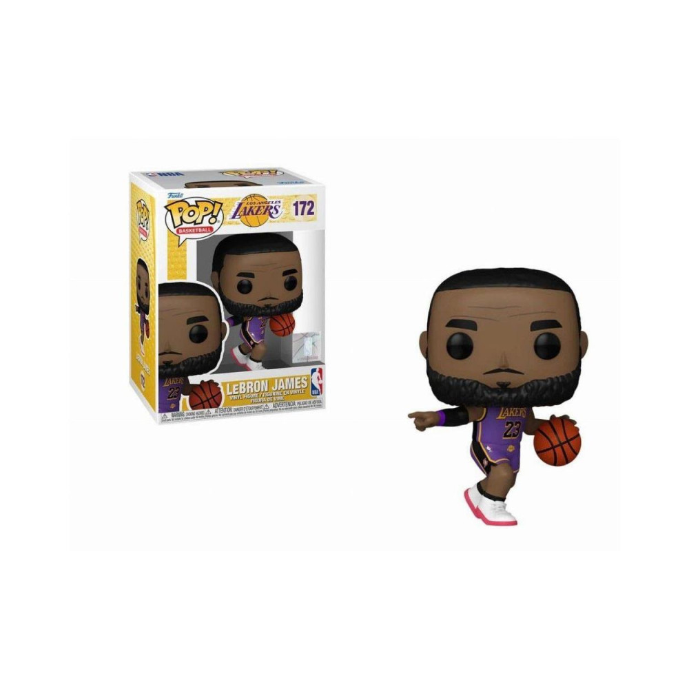 Funko Pop! Basketball: NBA Los Angeles Lakers - LeBron James #172 Vinyl Figure