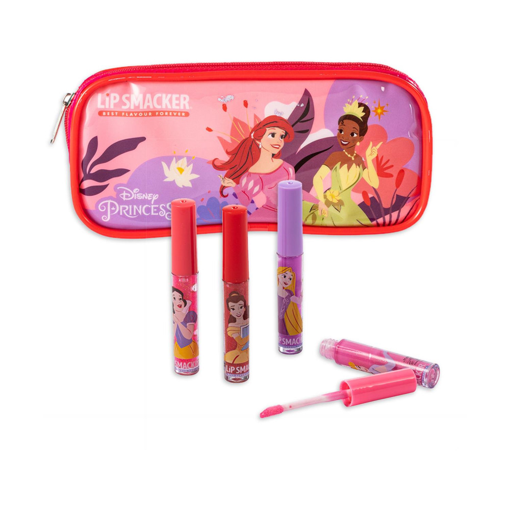 Lip Smacker Disney Princess: Lip Gloss  Pouch Set (1510678E)