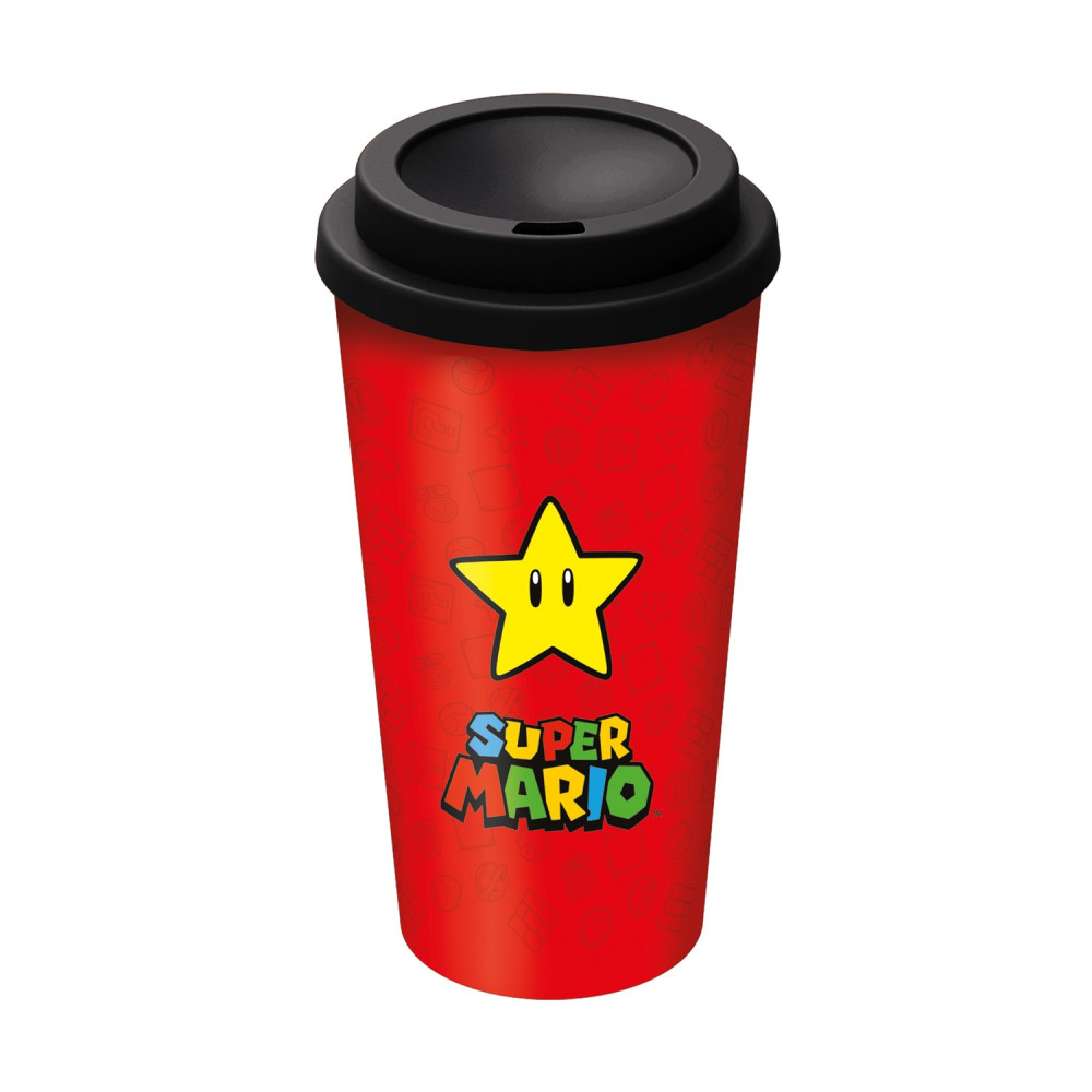 Stor: Super Mario - Large Coffee Tumbler (520ml) (01379)