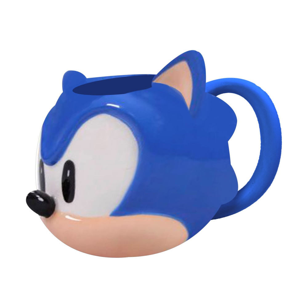 Stor: Sonic the Hedgehog - Head 3D Mug In Gift Box (350ml) (78896)