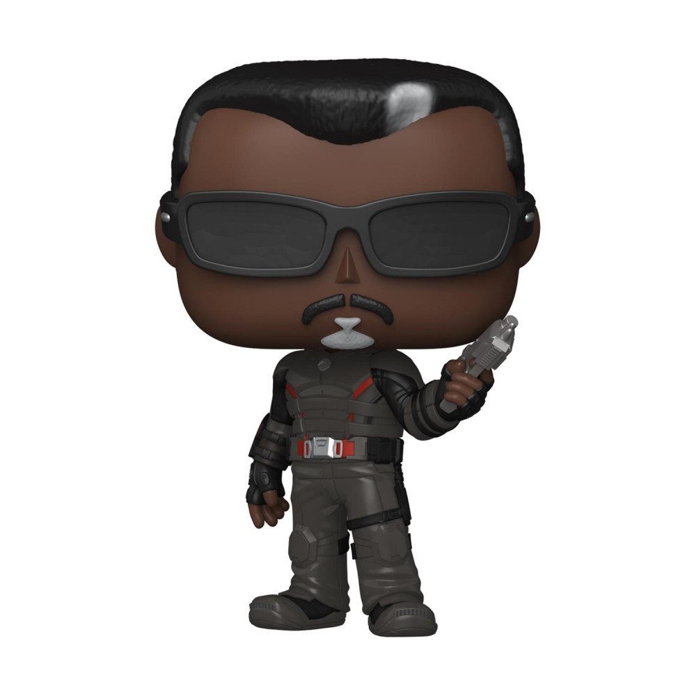 Funko Pop! Marvel: Deadpool &amp; Wolverine - Blade #1495 Bobble-Head Vinyl Figure