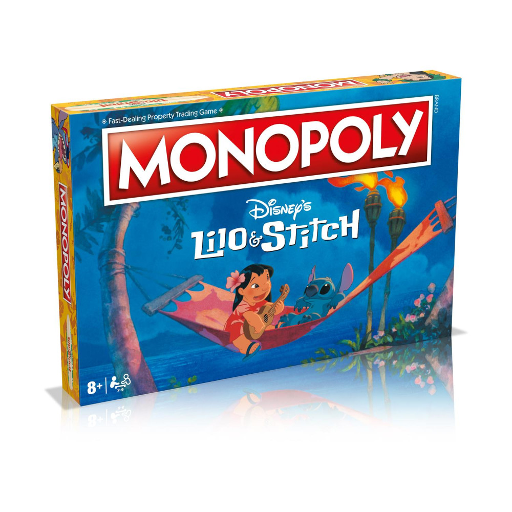 Winning Moves Disney: Monopoly - Lilo &amp; Stitch Board Game (English Language) (WM02869-EN1)