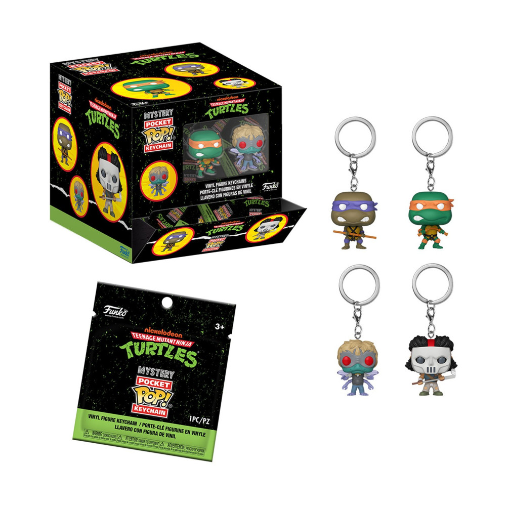 Funko Pocket Pop!: Teenage Mutant Ninja Turtles (Blind Bag/Random) Vinyl Figure Keychains