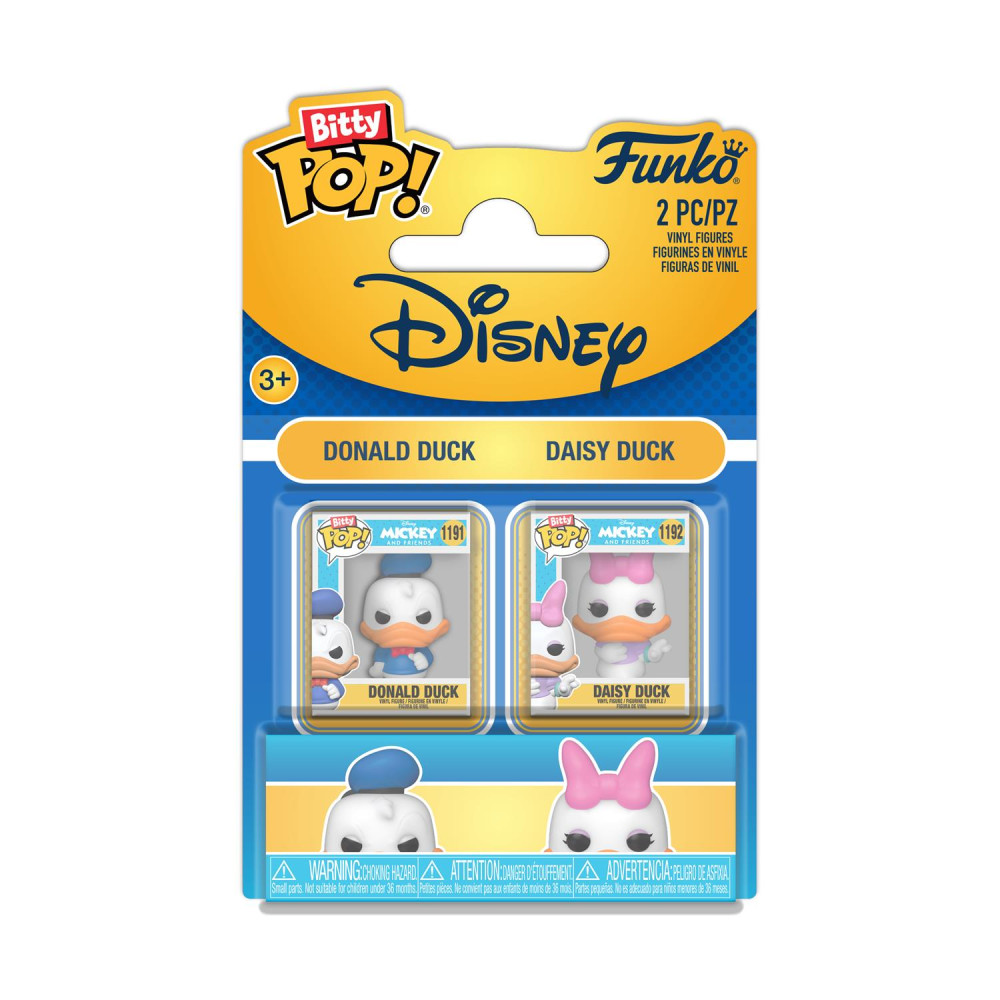 Funko Bitty Pop! 2-pack: Disney - Donald &amp; Daisy Vinyl Figures