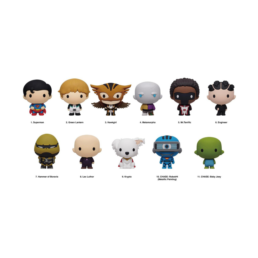 Monogram: Superman Legacy 3D Foam Bag Clips Figures