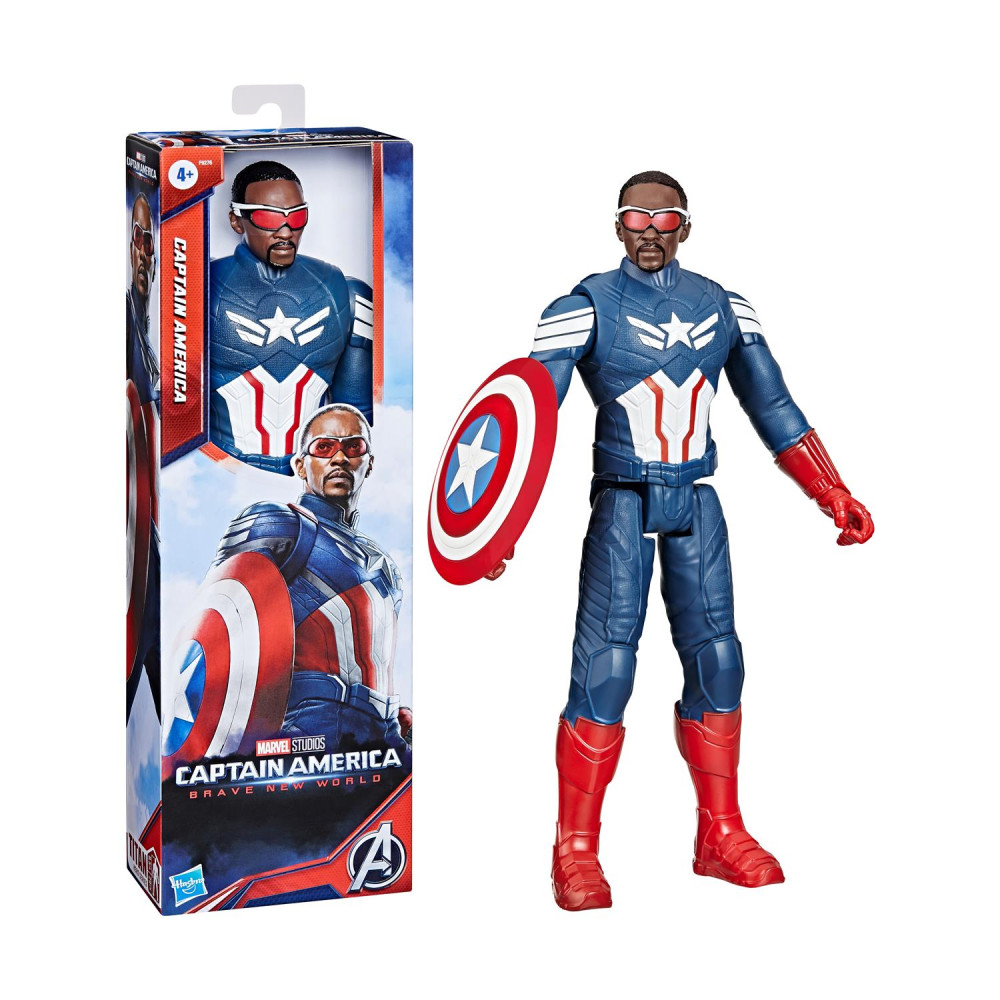 Hasbro Captain America: Brave New World - Titan Heroes Sam Wilson Action Figure (F9276)