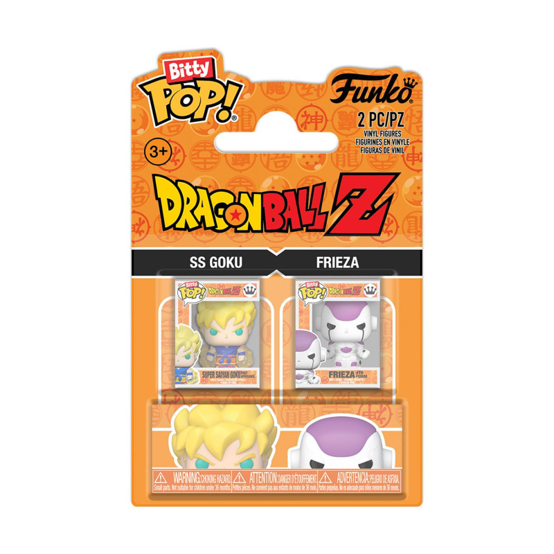 Funko Bitty Pop! 2-Pack: Dragon Ball Z - SS Goku &amp; Frieza Vinyl Figures