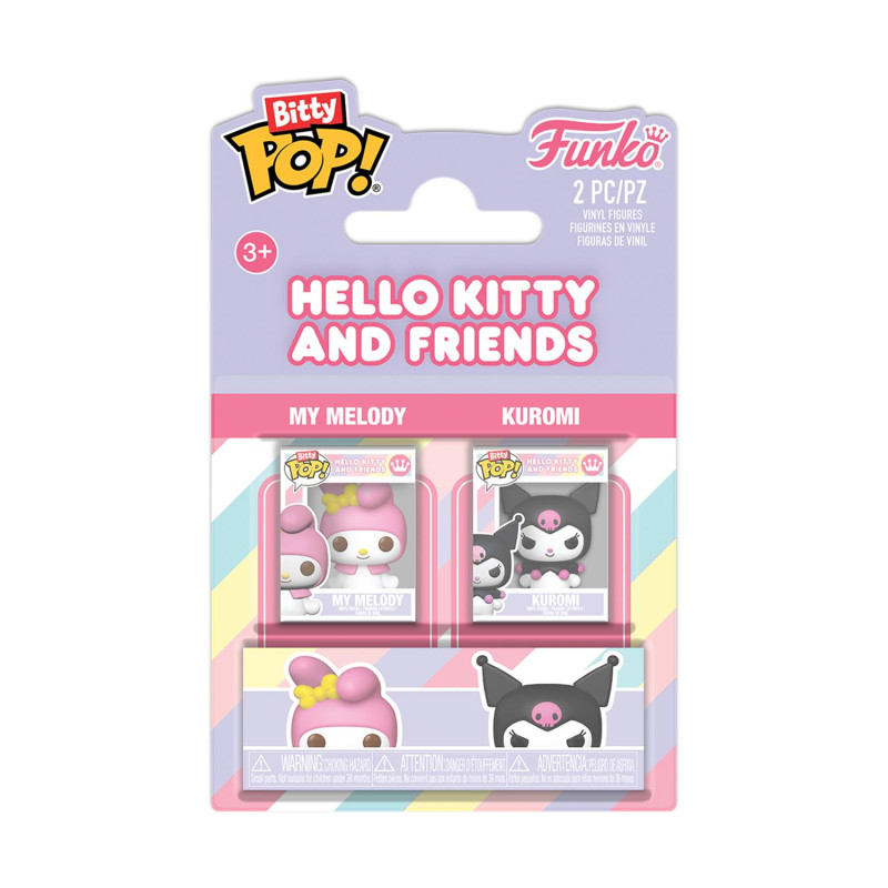 Funko Bitty Pop! 2-Pack: Hello Kitty and Friends - My Melody &amp; Kuromi Vinyl Figures