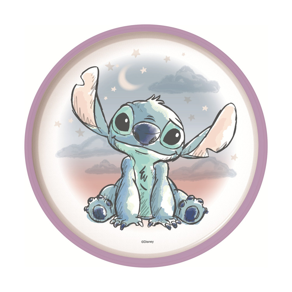 Stor: Stitch Cuddle Me - Non Slip Bicolor Premium Plate  (10993)