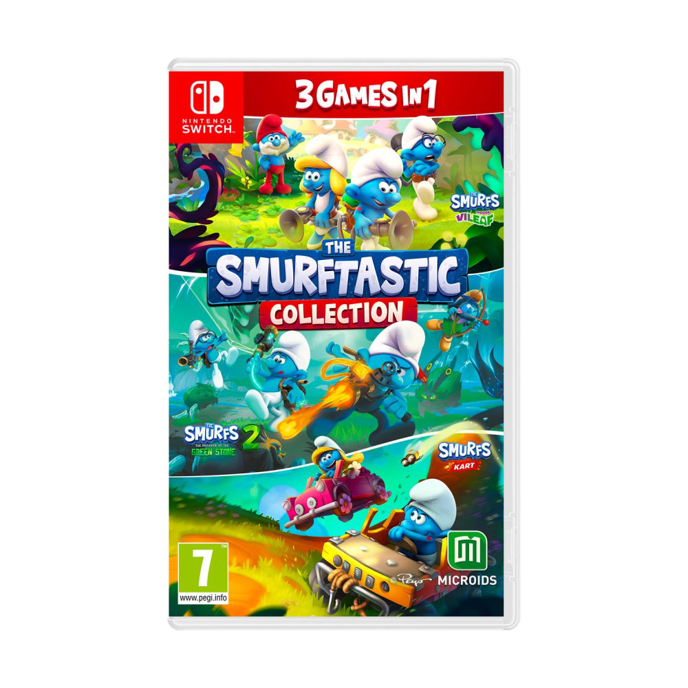 NSW The Smurftastic Collection (2 games CIAB +1 game in cartridge)