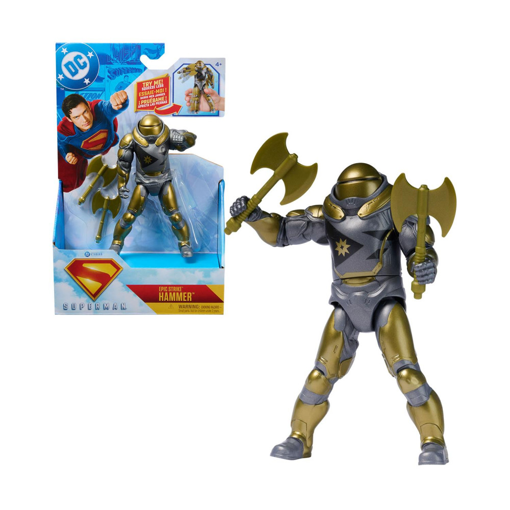 Spin Master Superman Movie: 6" Action Figures Battle Attack Superman (20152204)