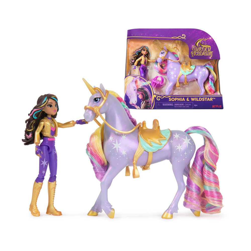 Spin Master Unicorn Academy: Small Doll Sophia &amp; Wildstar (6066838)