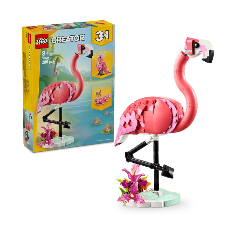 LEGO® Creator: Wild Animals: Pink Flamingo 3 in 1 (31170)