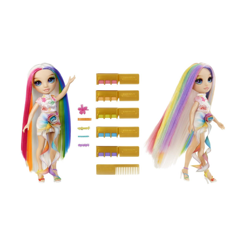 MGA Rainbow High: Hair Chalk &amp; Style Amaya - Rainbow 11” Doll. (526780)