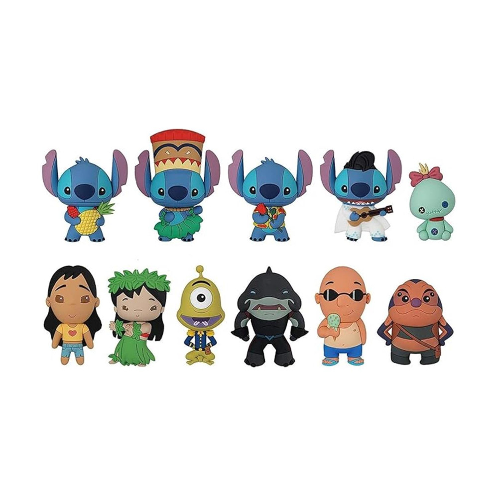 Monogram Disney: Stitch (Blind Bag/Random) 3D Foam Bag Clips