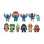 Monogram Disney: Stitch (Blind Bag/Random) 3D Foam Bag Clips