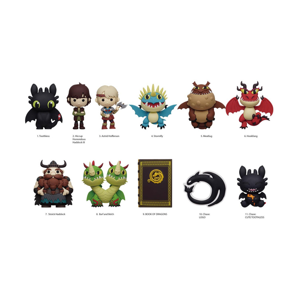 Monogram: How To Train Your Dragon (2025 Movie) (Blind Bag/random) 3D Foam Bag Clips