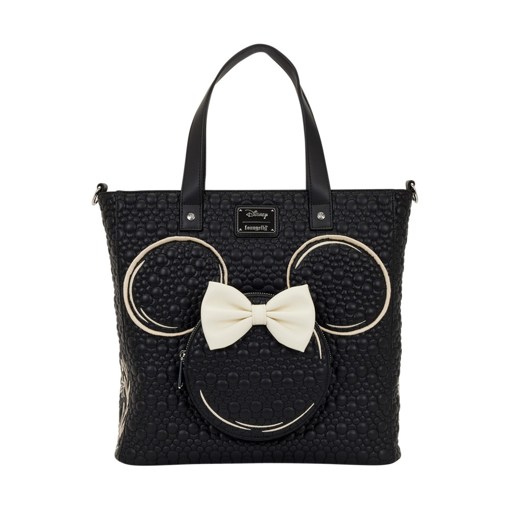 Loungefly Disney: Minnie Mouse Sketched Convertible Backpack &amp; Tote Bag (WDTB3394)