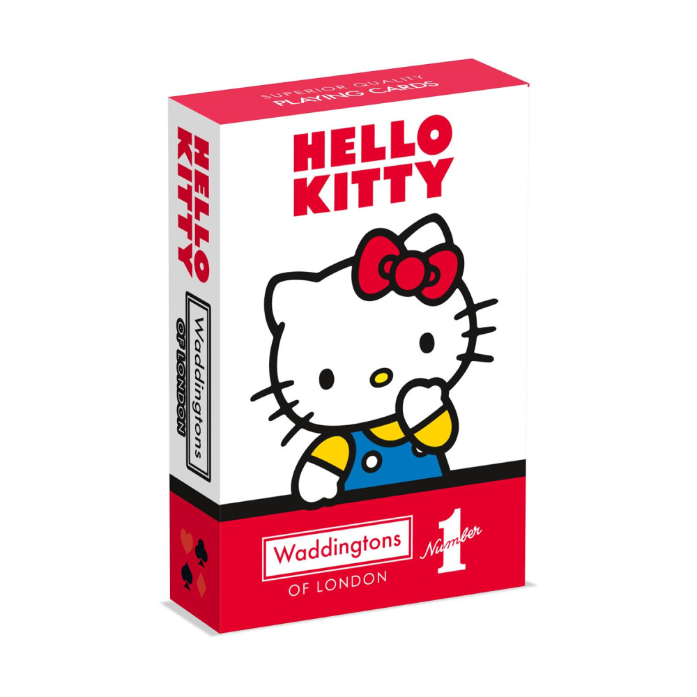 Winning Moves: Waddingtons No.1 Playing Cards - Hello Kitty (English Language) (WM05101-EN1-12)