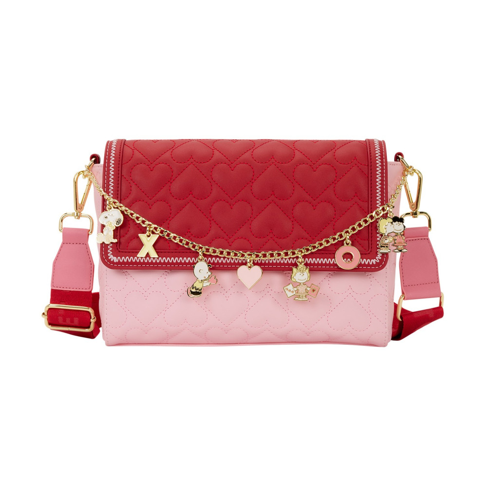 Loungefly Peanuts: Xo Charm Crossbody Bag (PNTB0027)
