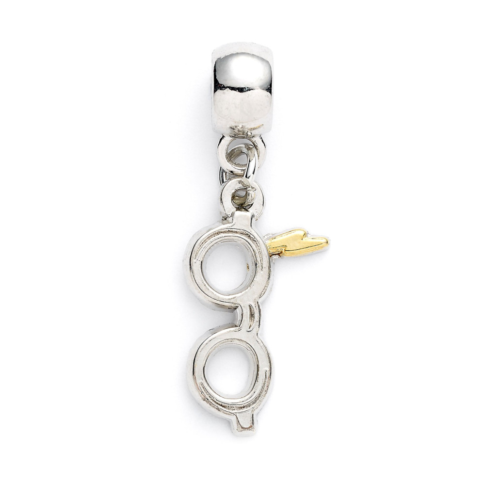 Carat Shop Harry Potter - Lightning Bolt with Glasses Slider Charm Silver (HP0176)