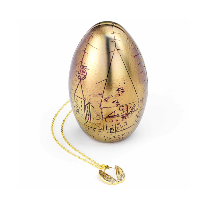 Carat Shop Harry Potter - Boxed Golden Egg Necklace in a Gift Tin - Gold (HPEE0380)
