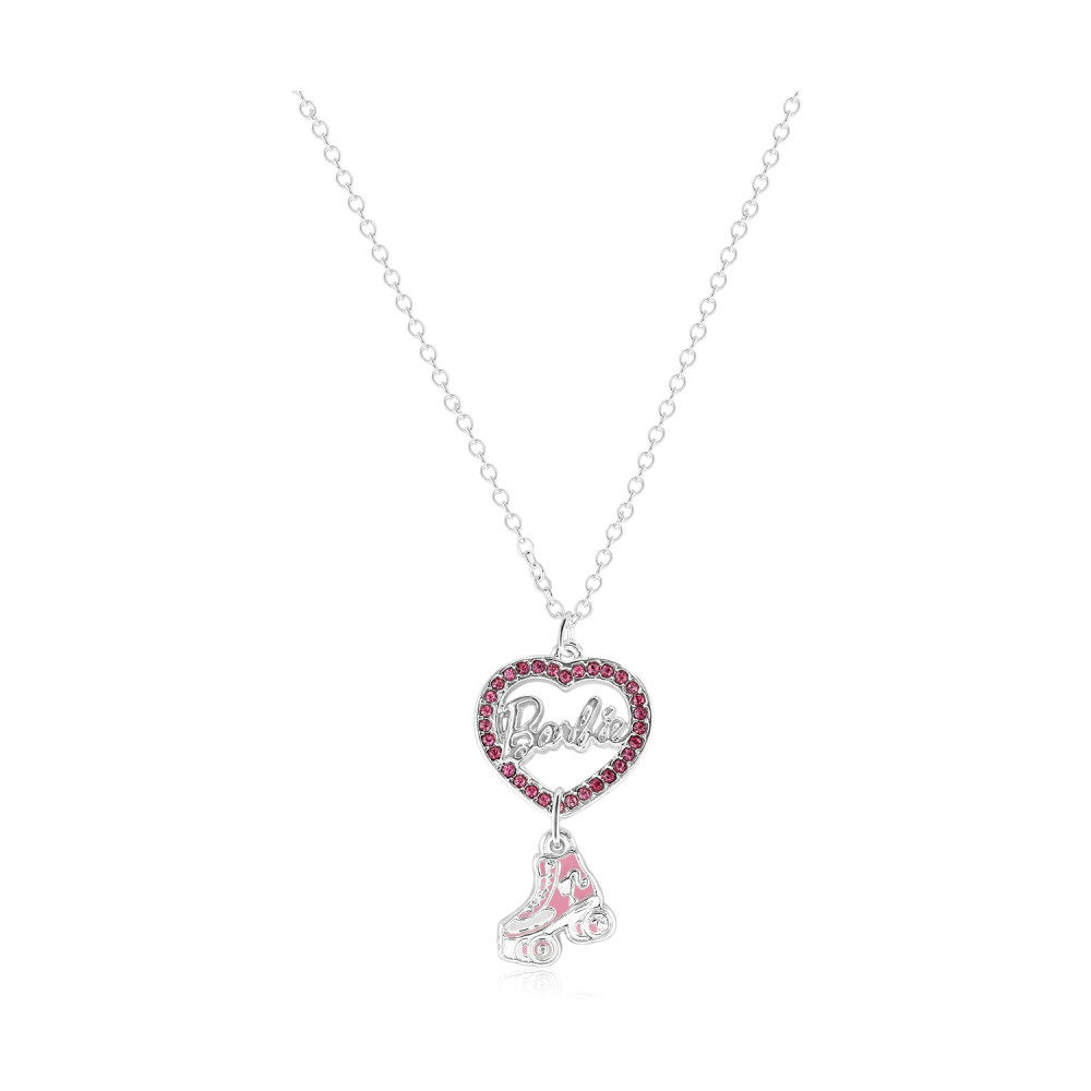 Carat Shop Barbie - Crystal Heart and Roller Skate Necklace (BMN00004)