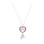 Carat Shop Barbie - Crystal Heart and Roller Skate Necklace (BMN00004)