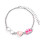 Carat Shop Barbie - Charm Bracelet with Three Enamelled Classic Charms - Silhouette, Glasses &amp; Corvette (BMCB0008)