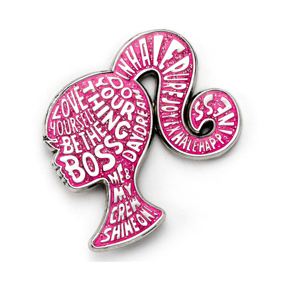 Carat Shop Barbie - Sparkly Silhouette Enamel Pin Badge (BMPB0002)